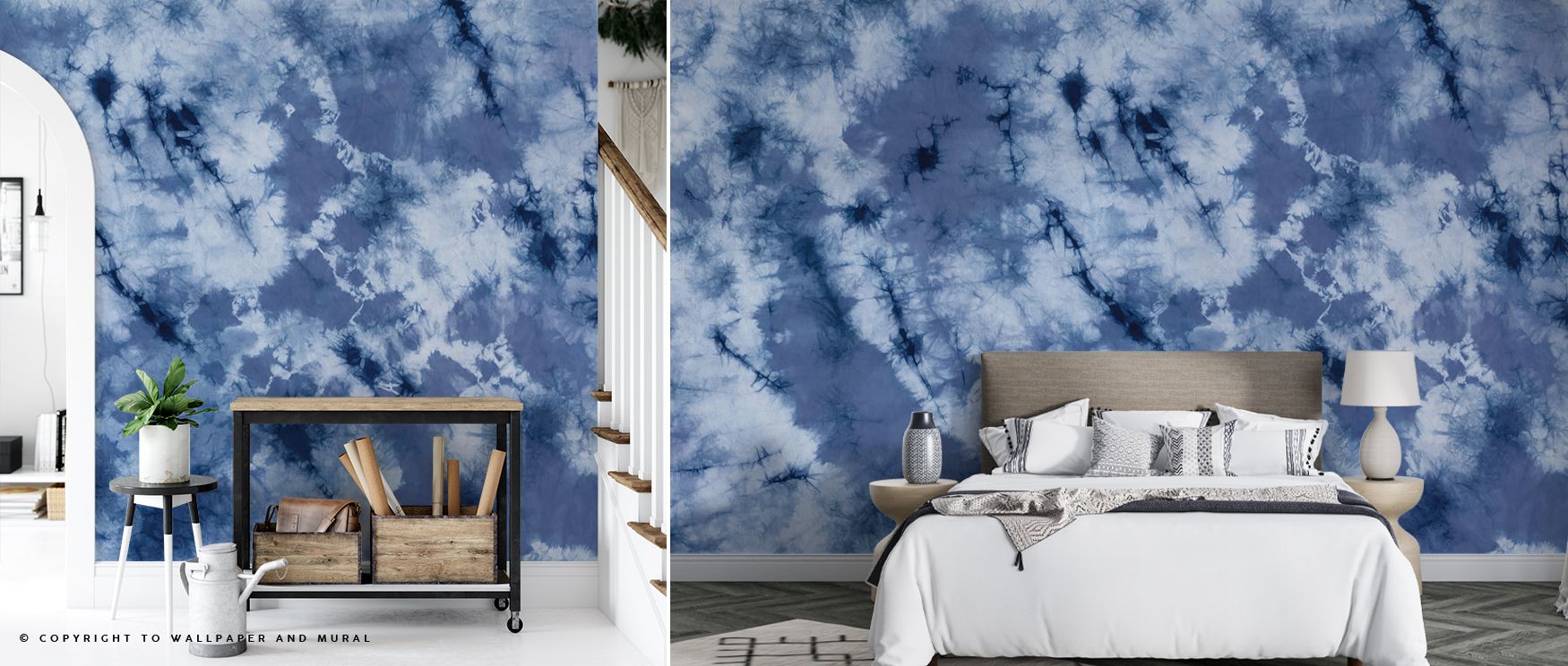 Expansive galactic beauty defines Shiboriscape Universe Wallpaper. Its dreamlike composition radiates light through darkness, inspiring imagination and introspection in interiors seeking elegance and atmospheric calm.