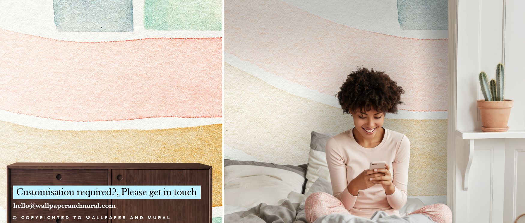 Soft tonal gradients flow through Smear Wallpaper as artistic energy unfolds in waves. Its abstract strokes evoke balance and emotion, enhancing interiors with texture that radiates quiet confidence and rhythm.