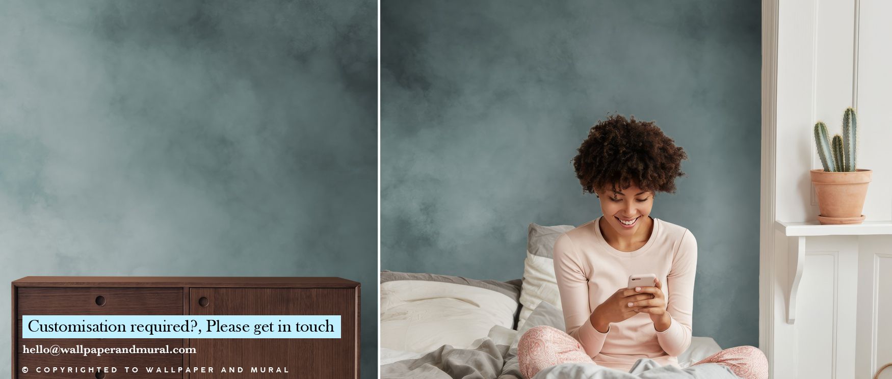Gentle hues merge like sea and air within Soft Fog, Seafoam Wallpaper. This flowing composition invites balance and mindfulness, turning walls into tranquil expanses that radiate peaceful energy and serene, coastal charm.
