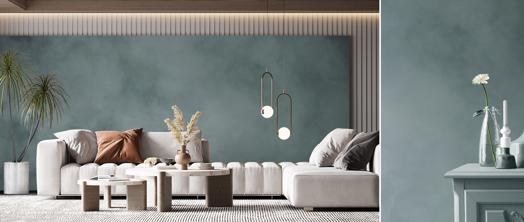 Soft Fog, Seafoam Wallpaper reveals oceanic tranquility through atmospheric transitions. Its misted blues and gentle greys echo the rhythm of nature’s breath, offering refined elegance and modern serenity to coastal-inspired interiors.
