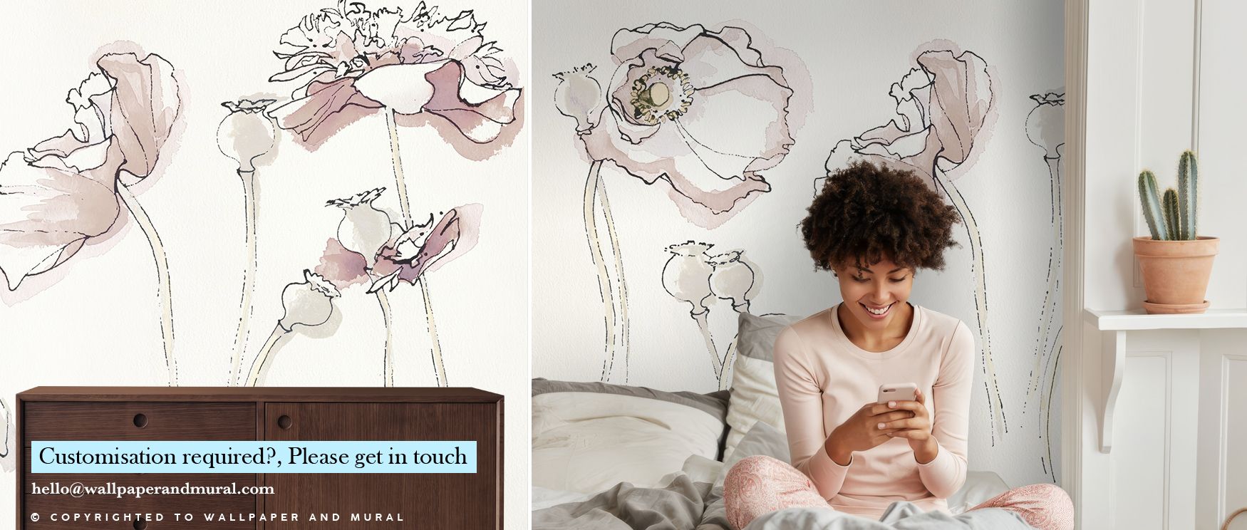 Layers of light and shadow ripple gently through the Somniferums Neutral Wallpaper, crafting a space where every wall feels alive with delicate motion. The soft florals exude natural artistry, merging sophistication with simplicity. It offers a graceful s
