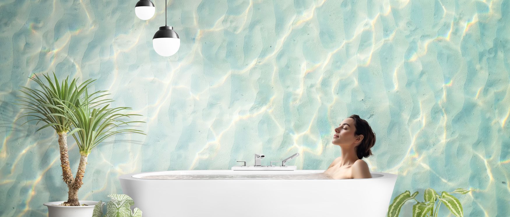 Tranquility drifts within Still Ocean Wallpaper, its luminous transitions portraying calm seas under soft sunlight. Each layer captures delicate motion, creating poetic elegance and soothing continuity in any interior. 