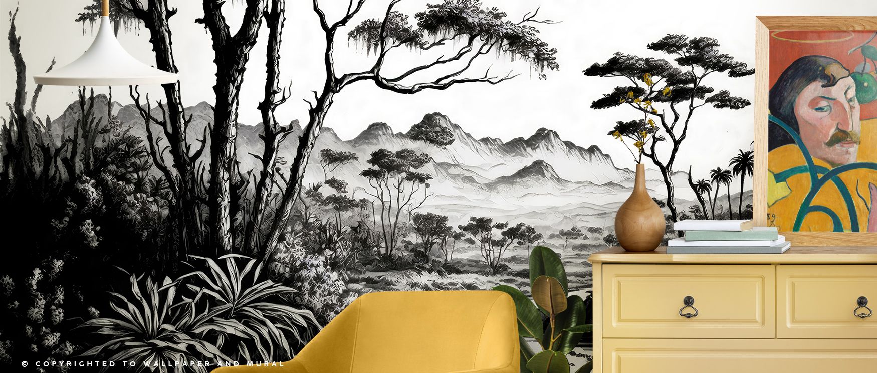 Taurus radiates celestial artistry through bronze-streaked skies and gentle gradients of shadow and light. The composition creates timeless stillness, guiding interiors toward serenity and mystic beauty born from the universe’s eternal balance. 