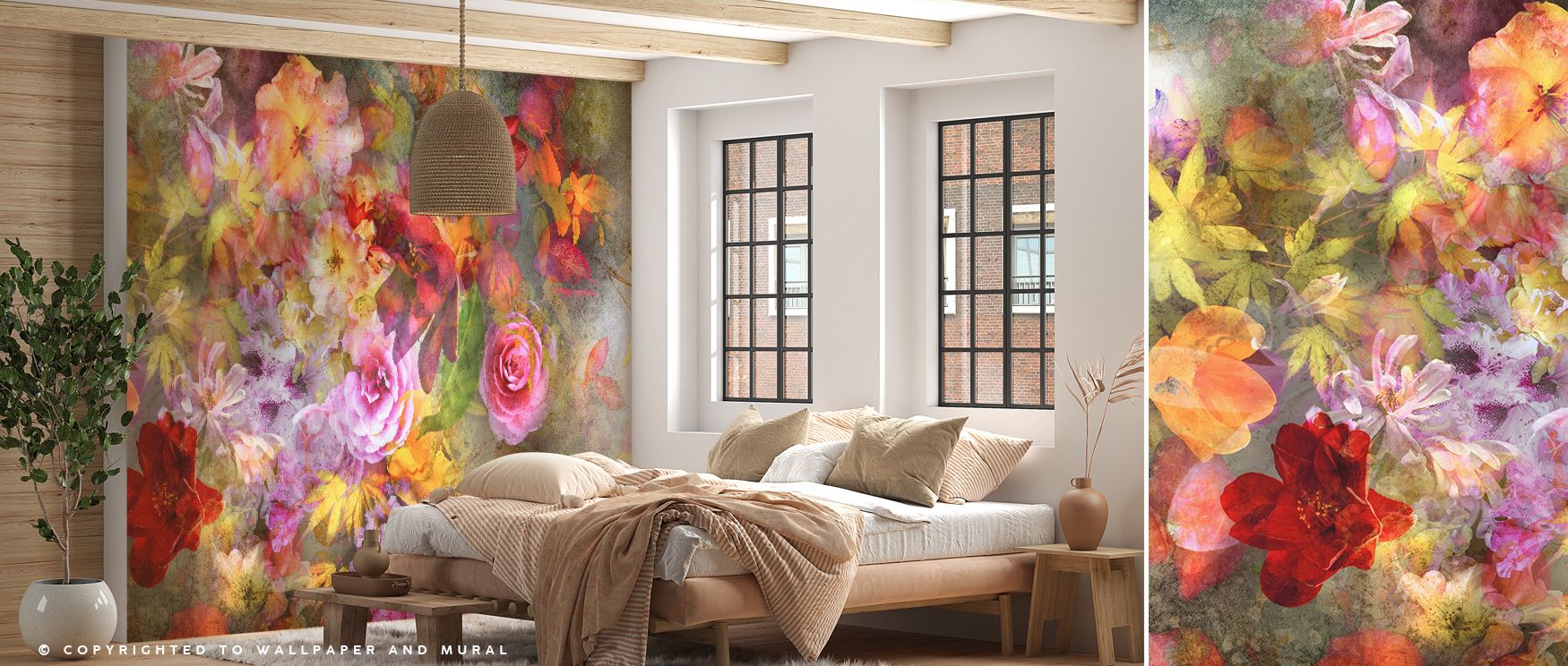 The Painted Veil embodies elegance through color and motion. Each hue dissolves into the next, forming visual rhythm and continuity that enhance interiors with subtle emotion and aesthetic stillness. Its painterly texture feels organic and ethereal. 
