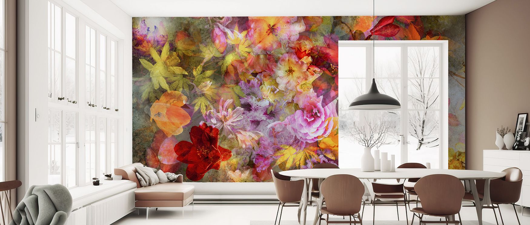 Across The Painted Veil, each transition between tone and texture unfolds like music in color. The design’s subtle rhythm fills interiors with composure, artistry, and understated grace balanced by diffused light.