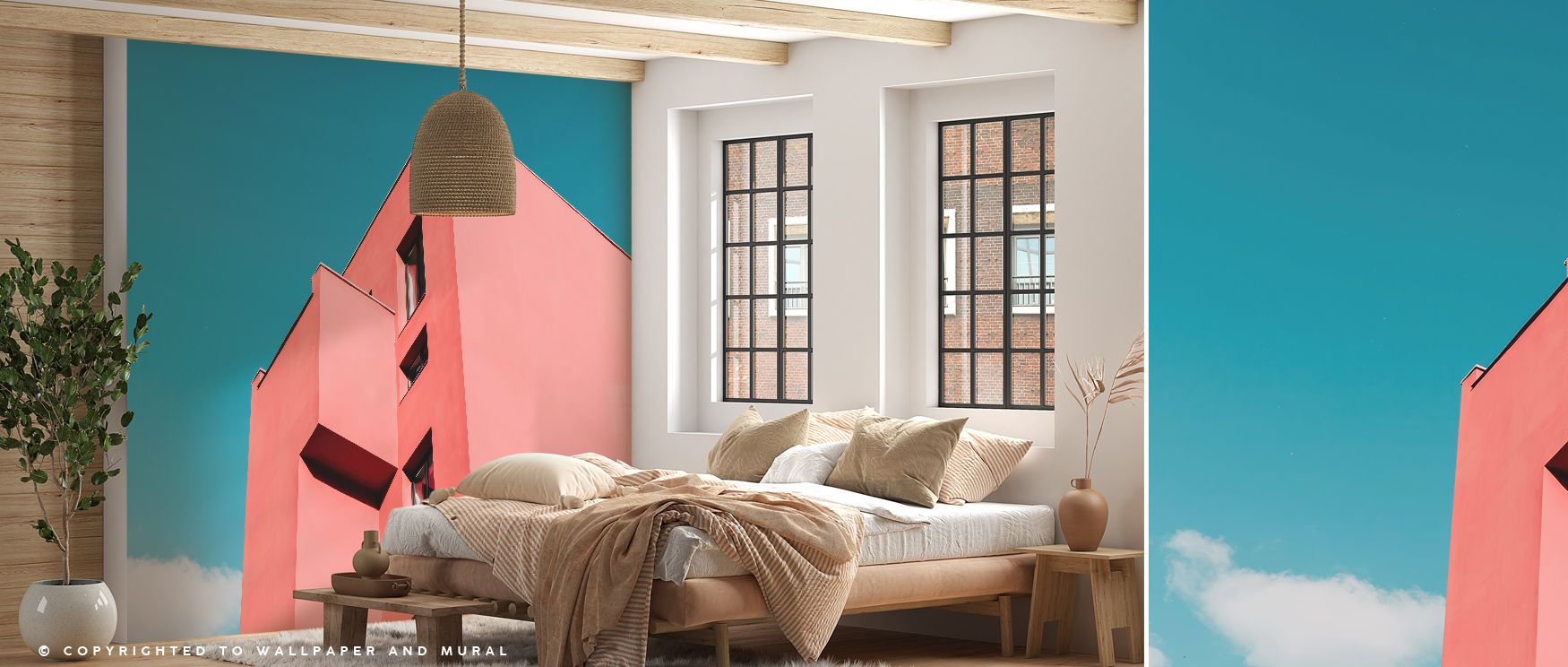 The Pink House design flows with sweet rhythm. The combination of pink shades and delicate outlines creates depth and cheer, illuminating interiors with cozy elegance and the pure joy of living art brought into gentle design form. 