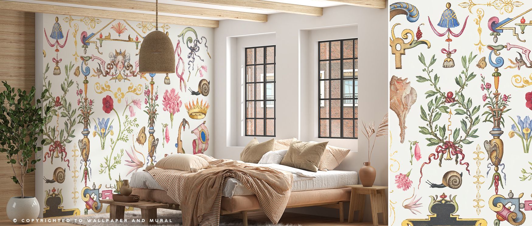 The Victorian transforms history into visual poetry. Its delicate ornamentation and deep tones evoke dignity and composure, wrapping interiors in serene heritage while creating a dialogue between tradition and design that feels regal yet deeply comforting