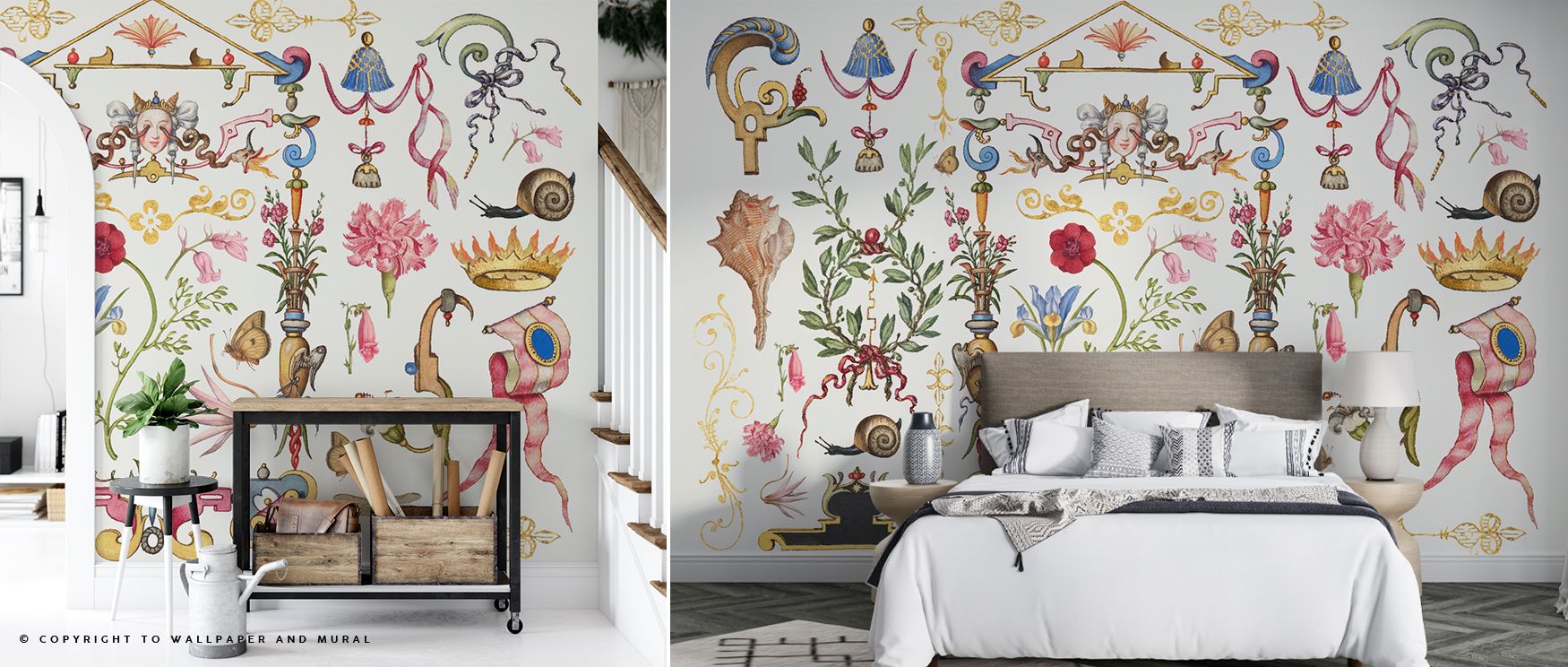 Layers of floral and geometric ornament define The Victorian’s structure. Its graceful repetition brings stability and rhythm, transforming interiors into havens of calm distinction framed by gentle color and precise form. 