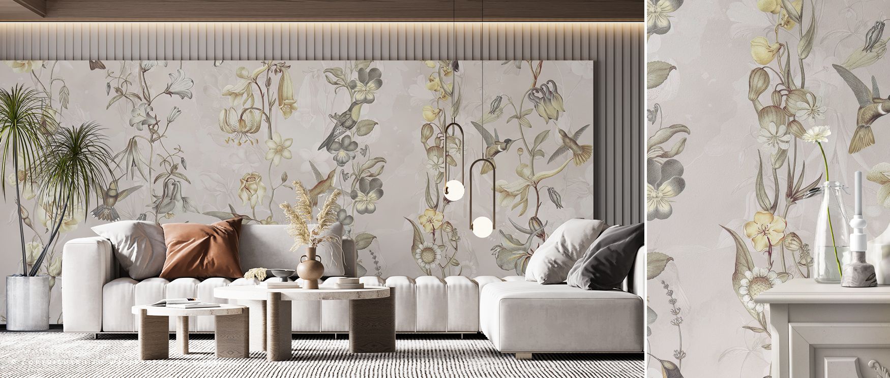 In Time to Eat Fresh, flavor and art coexist beautifully. The wallpaper’s vibrant brushwork transforms spaces into kitchens or dining areas filled with warmth, joy, and timeless freshness that invite creative living. 