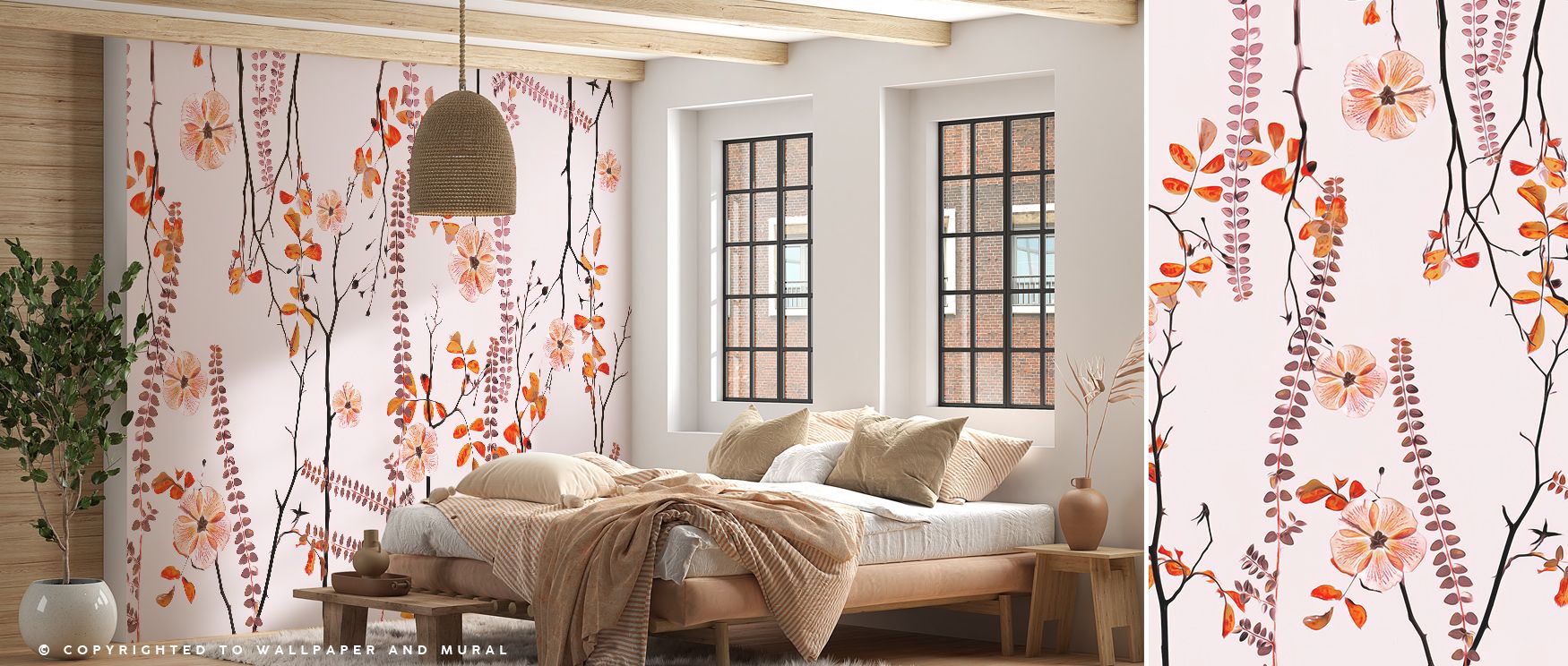 Tiny Garden expresses the quiet romance of spring through delicate pattern and restrained palette. Each bloom feels alive with softness, inviting harmony and emotional balance into interiors enriched by the presence of artful simplicity and tender detail.