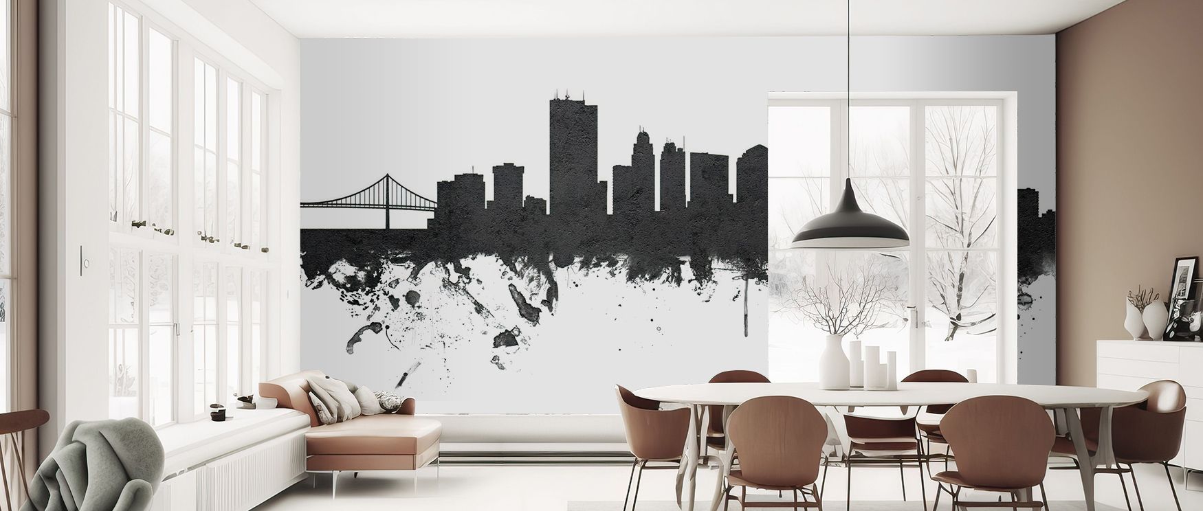 Toledo Ohio Skyline Black & White defines simplicity through proportion and light. Its poised skyline enriches interiors with quiet energy and refined stillness, merging art and architecture into one elegant statement of design.