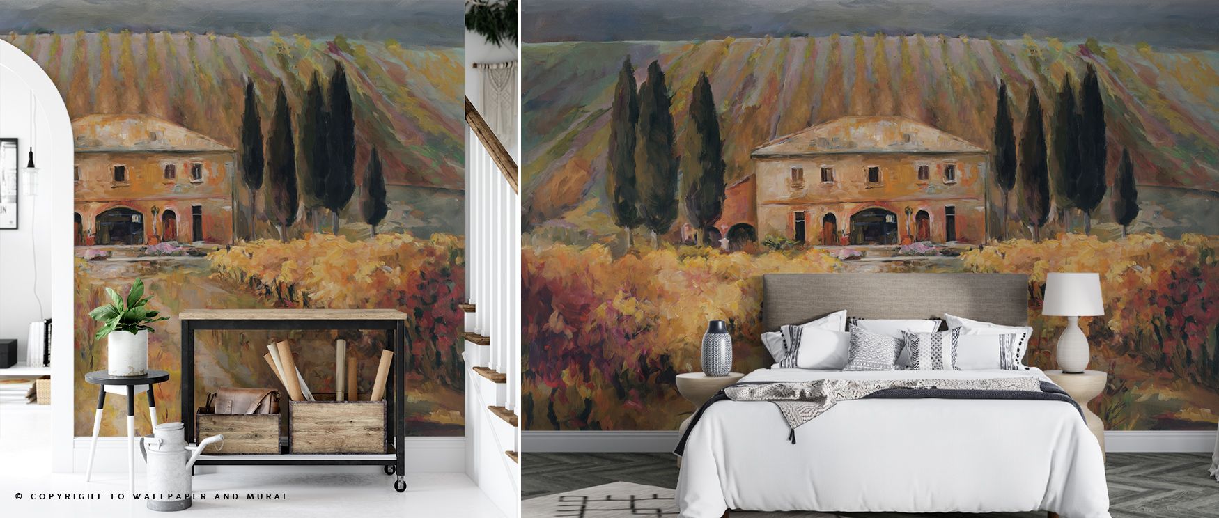 Across Toscana Vigna, nature’s palette unfolds in harmony. The vineyard design reflects emotional calm and organic motion, creating interiors alive with golden reflection and serene depth born of landscape art. 