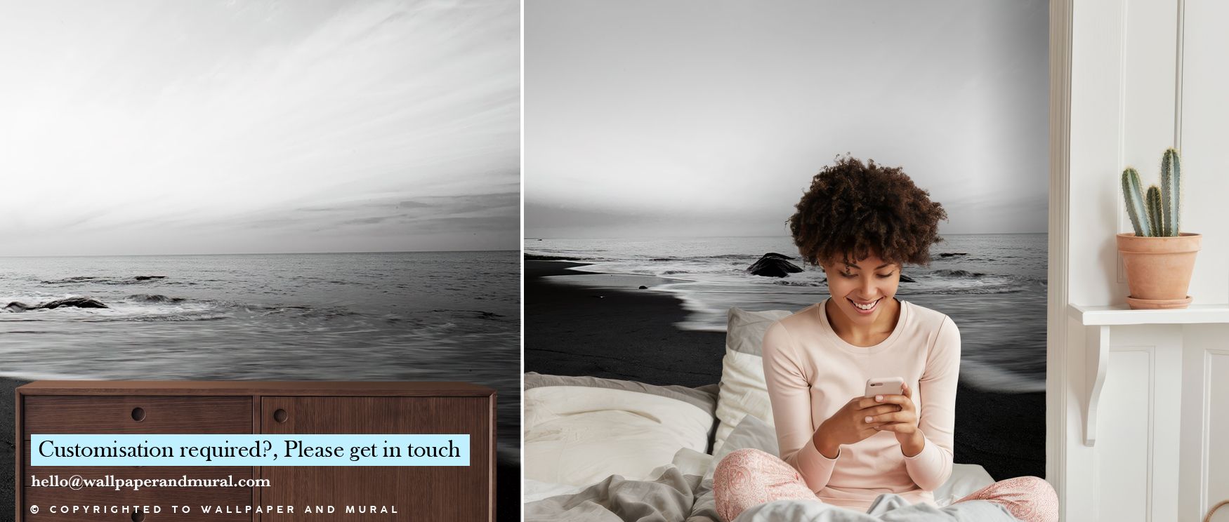 Natural and understated, Tranquil Sands Wallpaper captures the poetry of the coast through quiet color movement. Soft reflections of beige and ivory build depth, transforming rooms into open, peaceful retreats that breathe calm and space. 