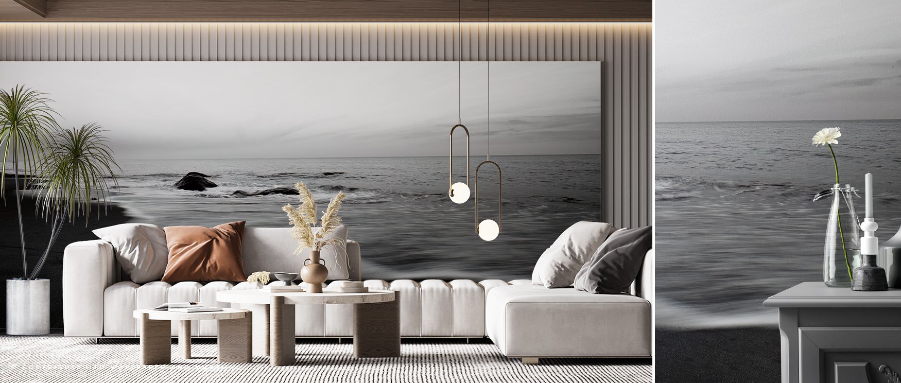 The peaceful radiance of Tranquil Sands Wallpaper lies in its graceful simplicity. Every hue transitions gently, creating visual harmony and natural ease. This design embodies lightness and calm sophistication in any elegant living space. 