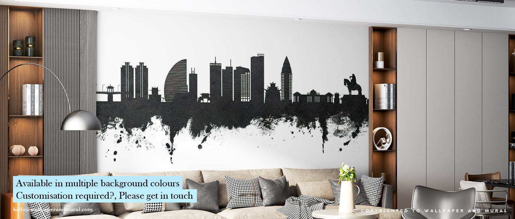 Under soft light, Ulaanbaatar Mongolia Skyline Black & White Wallpaper unfolds like a quiet story of architecture and spirit. The crisp tones frame each silhouette in fine contrast. The sense of movement across the skyline brings harmony and space, transf