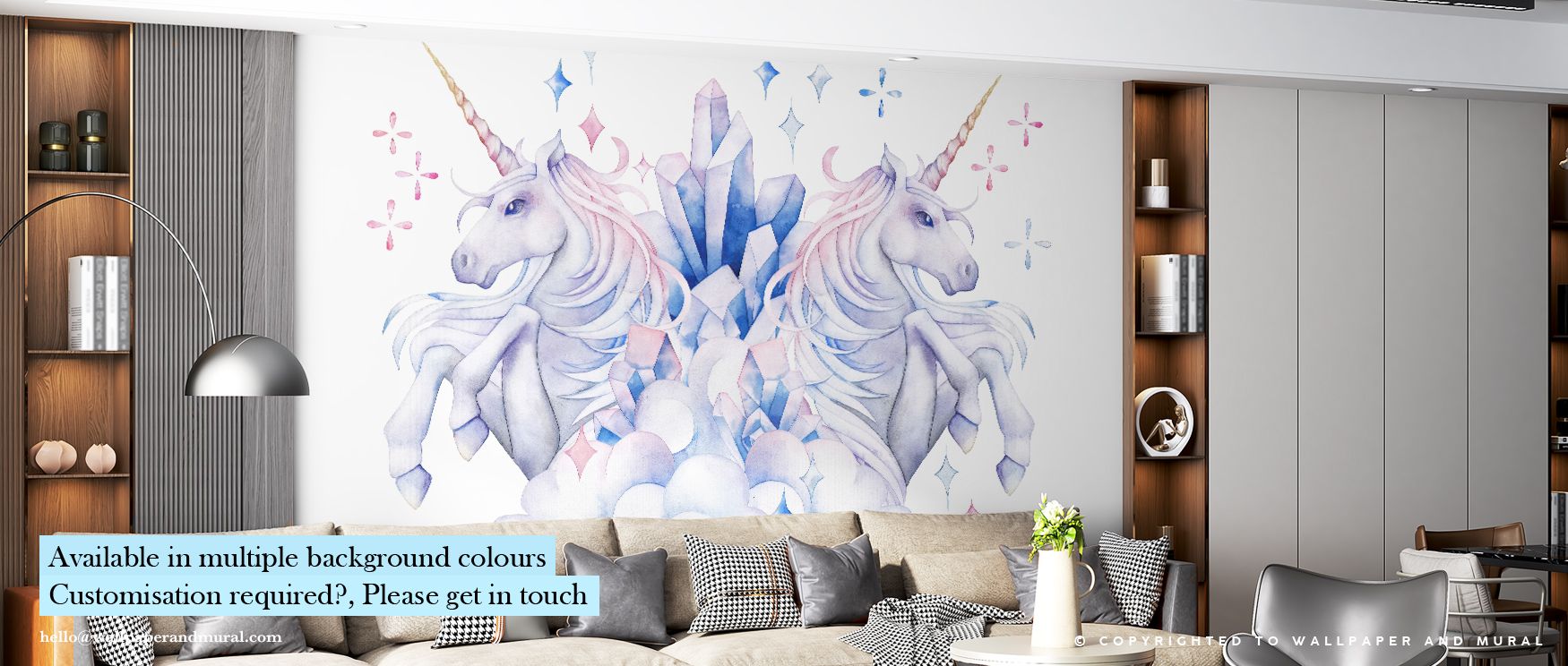 Dreamlike energy radiates from Unicorn Power Wallpaper, blending subtle sparkles and elegant silhouettes in balanced hues. It turns wall surfaces into magical backdrops for creativity, filling living spaces or reading nooks with fantasy-inspired serenity 
