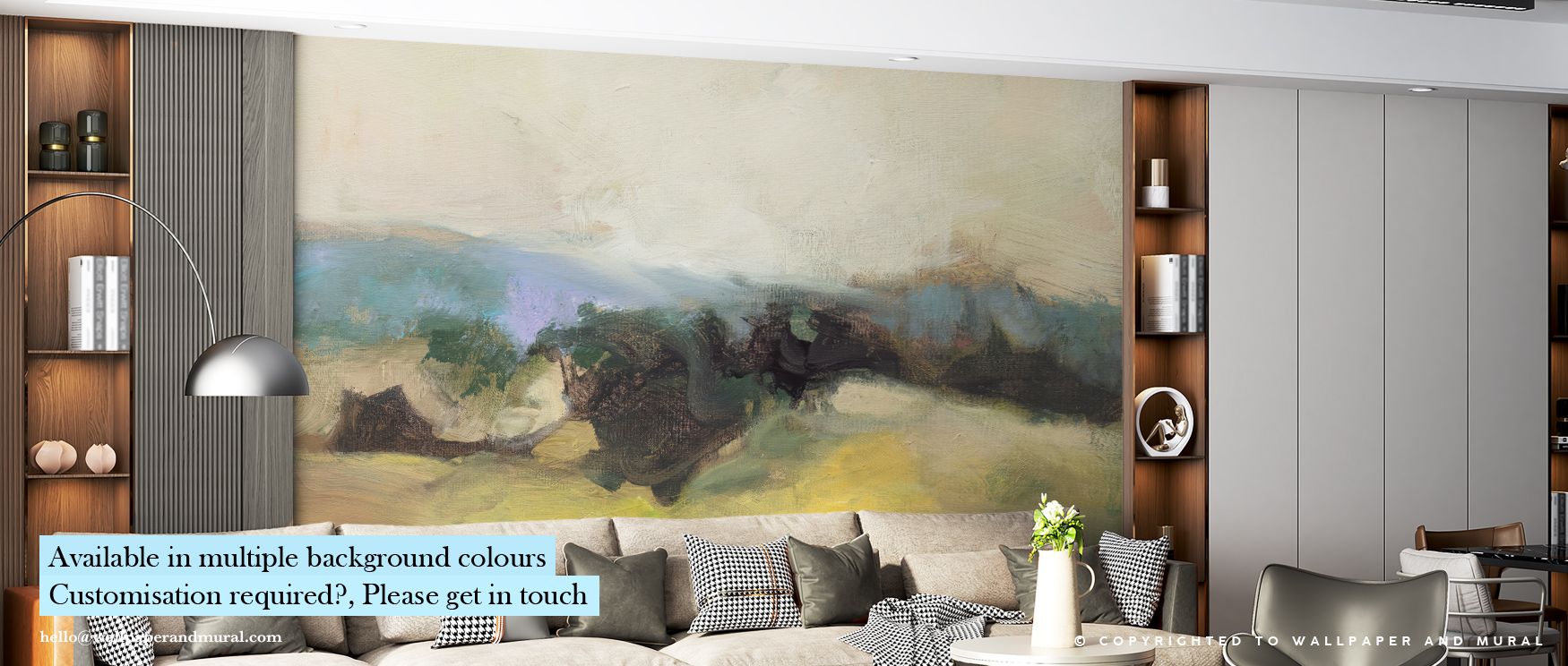 Valley View Wallpaper transforms natural serenity into immersive artistry. Flowing textures and mist-like tonal variations embrace modern interiors, creating peaceful atmospheres grounded in the beauty of soft landscapes and visual meditation. 