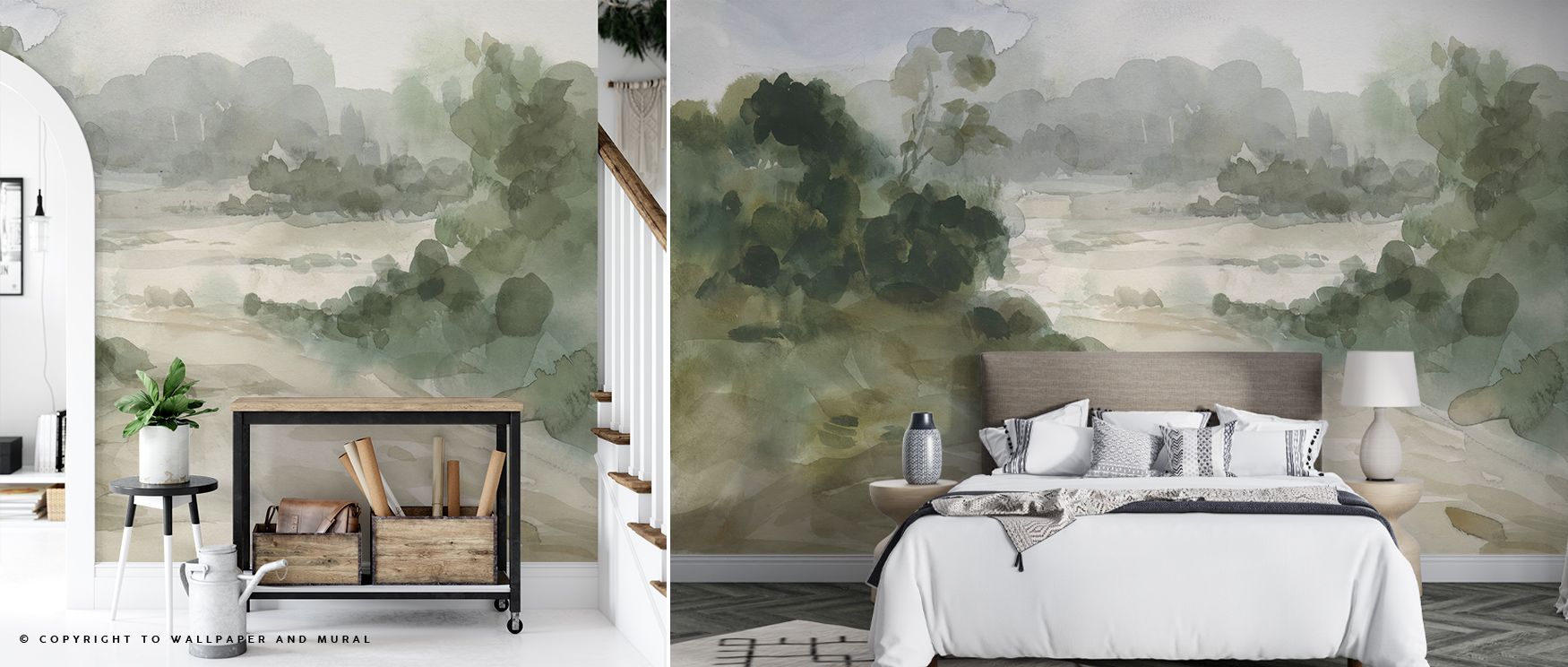 Verdant Wallpaper celebrates nature’s rhythm with soothing hues that breathe life into rooms. The flowing gradients of green evoke open air and quiet strength, blending art and nature into perfect serenity and soft energy. 